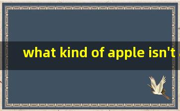 what kind of apple isn't an apple猜一水果